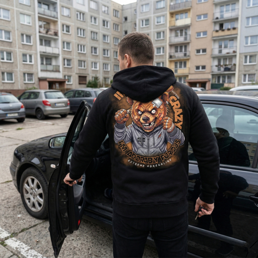 Bluza z kapturem Extreme Adrenaline "I'm Not Crazy"