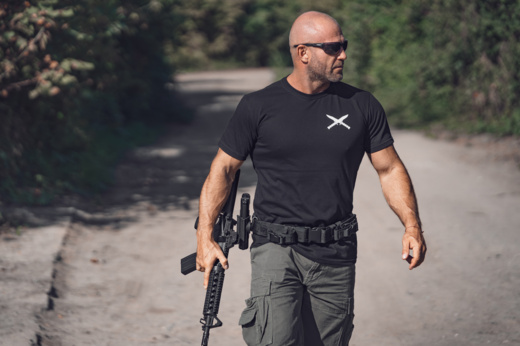 Longsleeve Dobermans Aggressive "TACTICAL SOLDIER" LS394 - granatowy