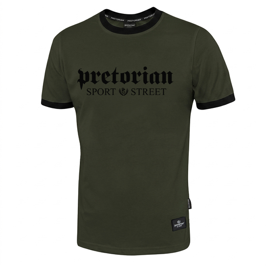 Pretorian Ringer "Sport & Street" T-Shirt - Olive