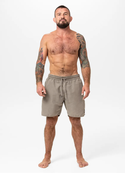 Szorty kąpielowe męskie PIT BULL "BALFOUR" - jasny brąz