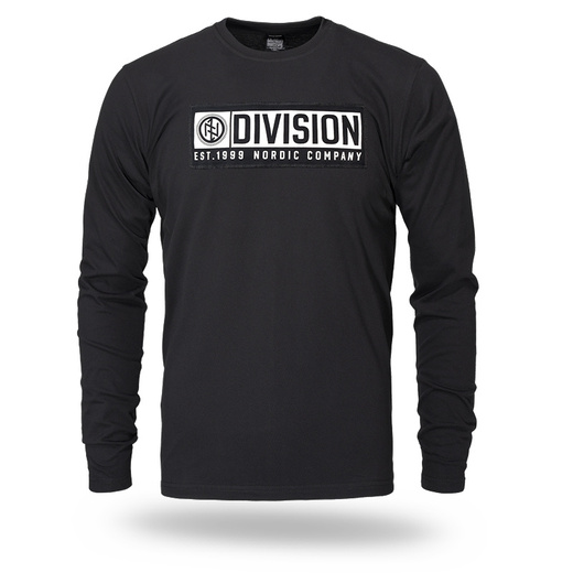 Longsleeve Dobermans Aggressive "DIVISION PATCH LS392" - czarny