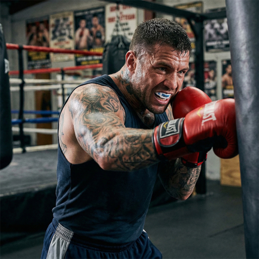 Ochraniacz na zęby Ground Game "Knockout Game" - White