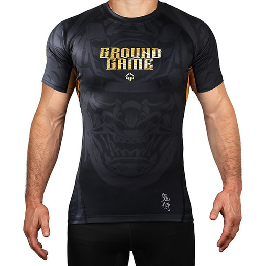 Rashguard Ground Game &quot;Oni Samurai&quot; short sleeve