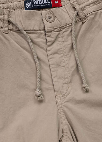 PIT BULL "FLETCHER" chino shorts - sand
