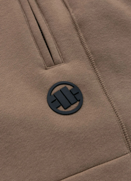 Spodnie dresowe PIT BULL "SMALL LOGO HD" - brązowy
