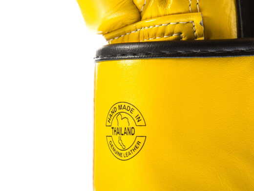 RĘKAWICE BOKSERSKIE FAIRTEX BGV1-N (yellow/black) "Nation Print" "K"