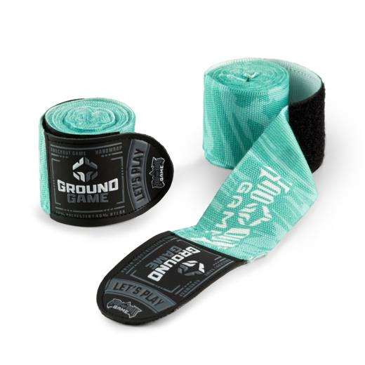 Bandaże / owijki bokserskie Ground Game 4 m Prime Green