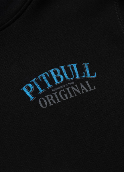 Bluza męska z kapturem PIT BULL "MIDNIGHT" - czarny
