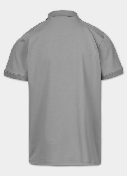 PIT BULL Jersey 210 "Logo" Polo Shirt - Gray