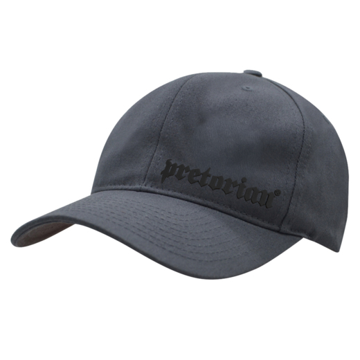 Czapka z daszkiem Pretorian "Logo 3D Black" - stalowa