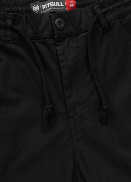 Szorty chino PIT BULL "FLETCHER" - czarny