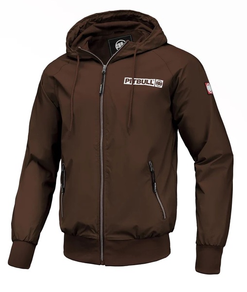 PIT BULL "Athletic Logo" spring jacket '23 - brown