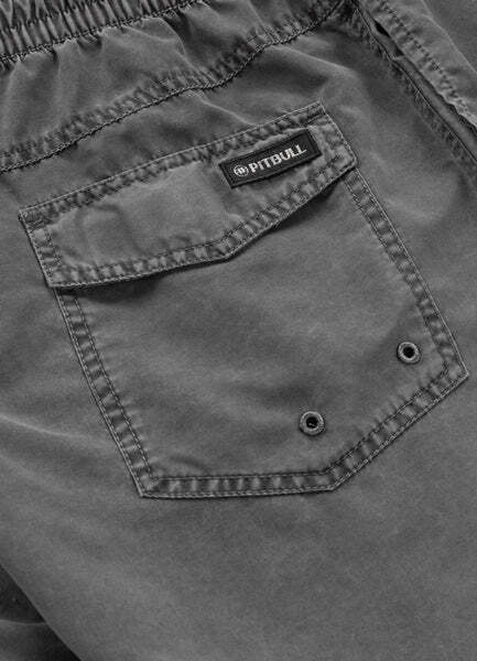 PIT BULL &quot;BALFOUR&quot; men&#39;s swimming shorts - graphite