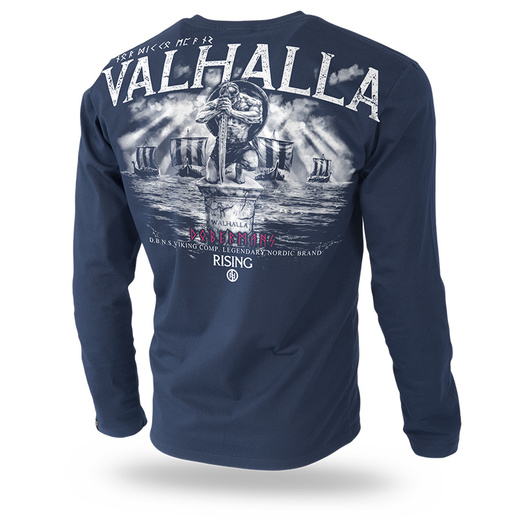 Longsleeve Dobermans Aggressive "VALHALLA" LS204" - granatowy