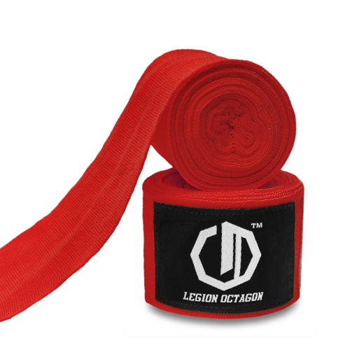 Bandaż bokserski 4m Legion Octagon Standard - red