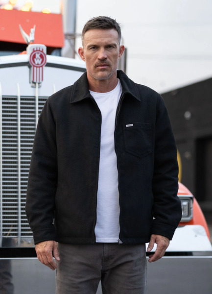 PIT BULL Stein Men's Insulated Flannel Jacket - Black