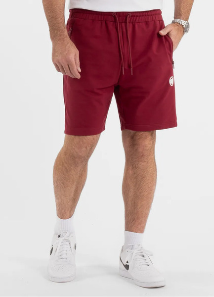 Spodenki szorty dresowe PIT BULL "NUGGET" - bordowe