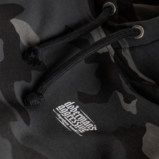 Bluza z kapturem Dobermans Aggressive "BASIC LOGO BKK357" - moro