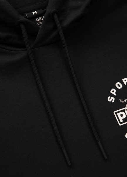 Bluza męska z kapturem PIT BULL "PHYSICAL CULTURE" - czarny