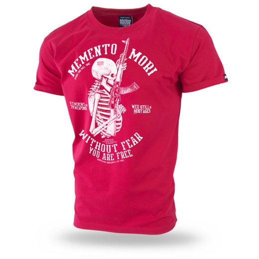 Dobermans Aggressive &quot;MEMENTO MORI TS290&quot; T-shirt - red