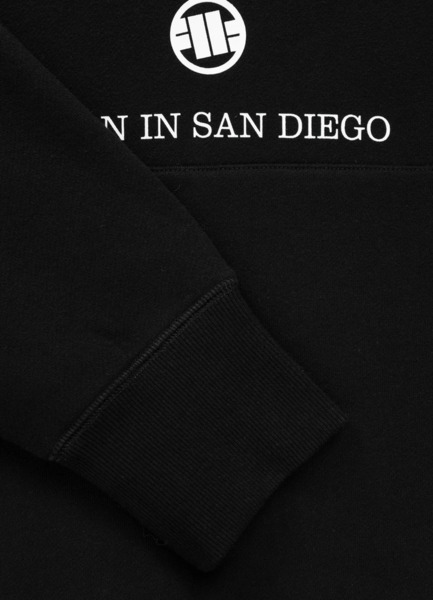 Bluza męska z kapturem PIT BULL "SO CAL" - czarny