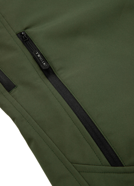 Kurtka softshell PIT BULL "Rockfish" '23 - oliwkowa