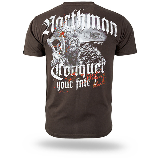 Dobermans Aggressive &quot;Northman TS344&quot; T-shirt - brown