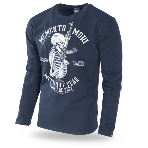 Longsleeve Dobermans Aggressive "MEMENTO MORI" LS290" - granatowy