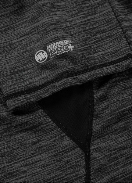  PIT BULL Performance Pro plus &quot;New Logo&quot; Rashguard - Graphite