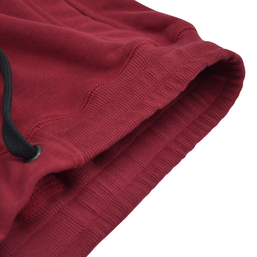 Spodnie dresowe Pretorian "PS" bordowe - ściągacz