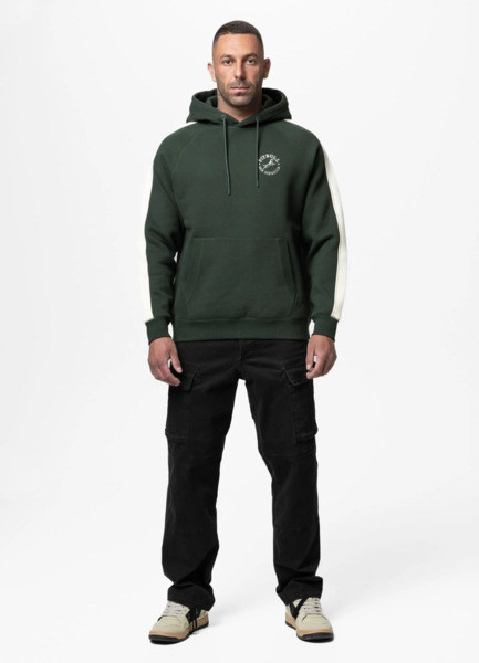 Bluza męska z kapturem PIT BULL "SAN DIEGO CA" - ciemny zielony