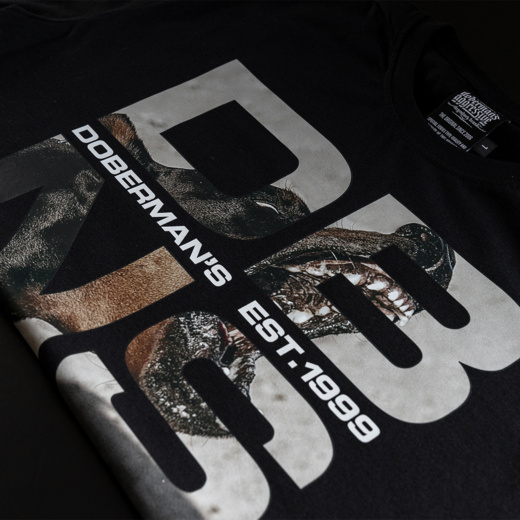 Longsleeve Dobermans Aggressive "DBNS" LS354 - granatowy