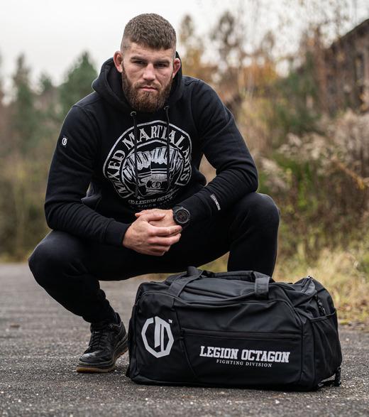 Legion Octagon Fighting Division Duffel Bag with Backpack Function