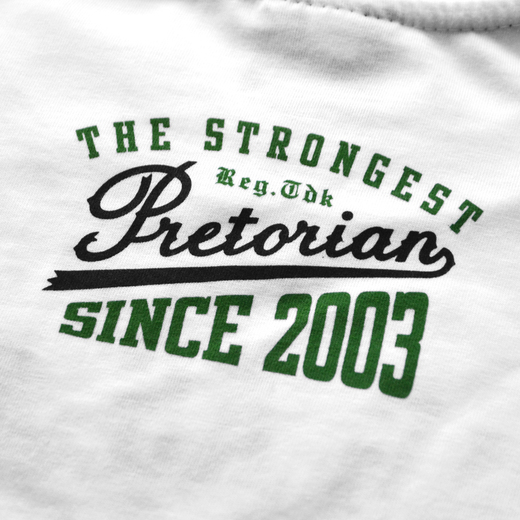 T-shirt Pretorian "Strong as a Bull!" - white
