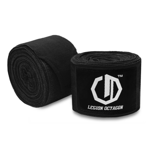 Bandaż bokserski 4m Legion Octagon Standard - black