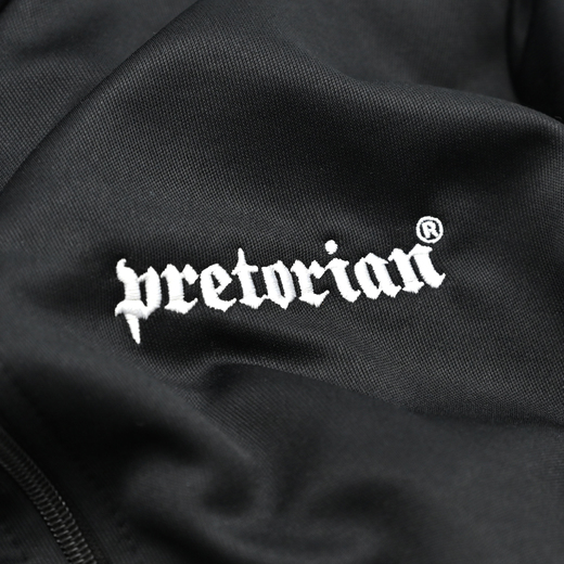 Bluza rozpinana Pretorian "Logo"- czarna