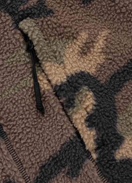 Bluza polarowa rozpinana z kapturem PIT BULL "JOYNER" - woodland camo