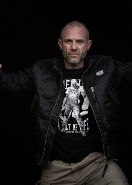 Koszulka T-shirt Dobermans Aggressive "WAY OF LIFE" TS369C - czerwona