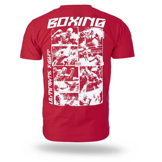 Koszulka T-shirt Dobermans Aggressive "COMICS BOXING" TS359C - czerwona