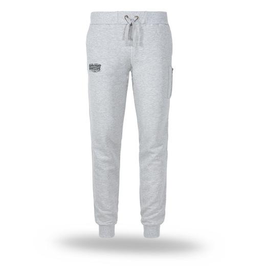 Spodnie dresowe Dobermans Aggressive "Basic Logo SPDK357" - szare