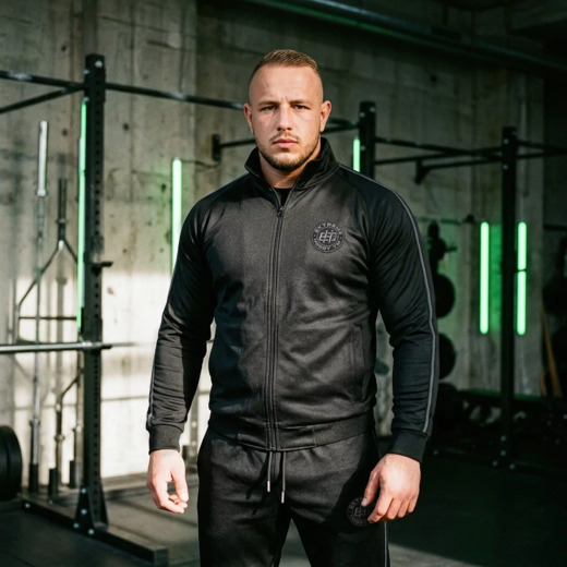 Dres sportowy męski Extreme Hobby "MODE" - komplet czarny