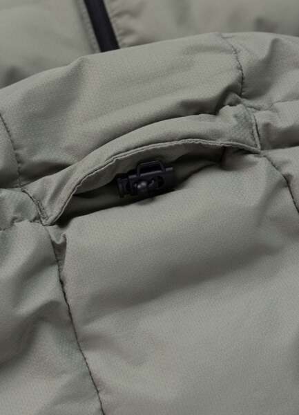 Kurtka zimowa pikowana z kapturem PIT BULL "STANFORD" - szałwiowy