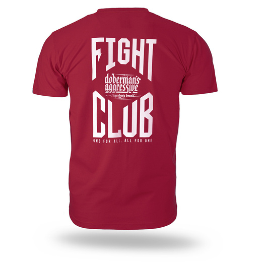 Koszulka T-shirt Dobermans Aggressive "FIGHT CLUB TS423" - czerwona
