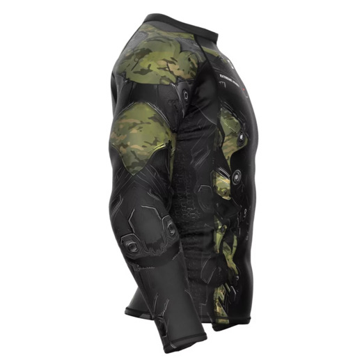  Extreme Hobby Men's Longsleeve Rashguard | IRON FORCE - Khaki