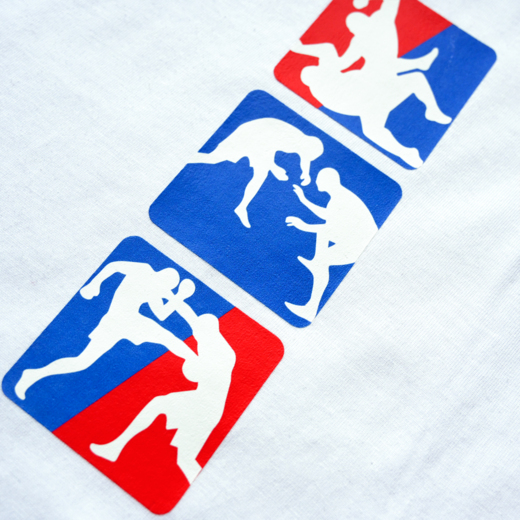 T-shirt Pretorian "Mixed Martial Arts" - white