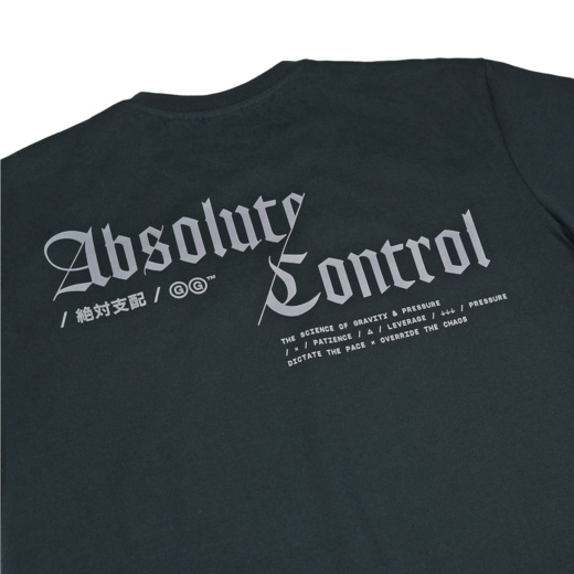 Ground Game "Absolute Control" Oversize T-shirt - Black