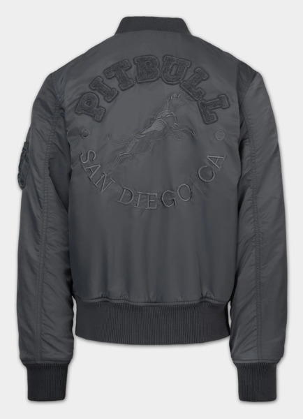 PIT BULL "HACKET" transitional bomber jacket - graphite