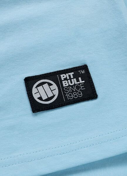 Tank Top PIT BULL Slim Fit "PALMS" - błękitny