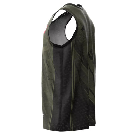 Tank top koszykarski męski Extreme Hobby "POLSKA ULTIMATE" - khaki
