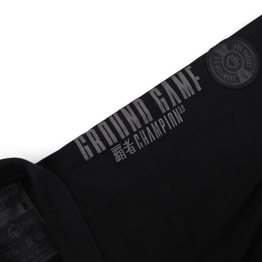 Kimono / Gi for BJJ Ground Game "Champion 3.0" - shadow black